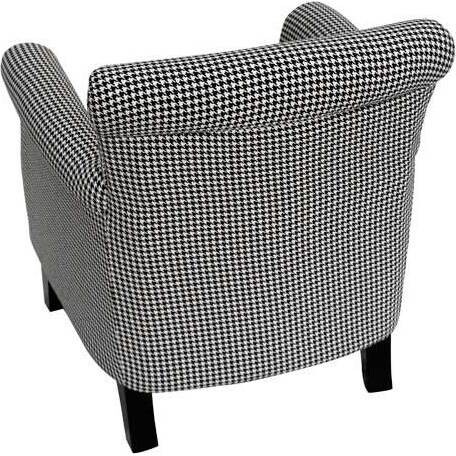 Chair Houndstooth Black