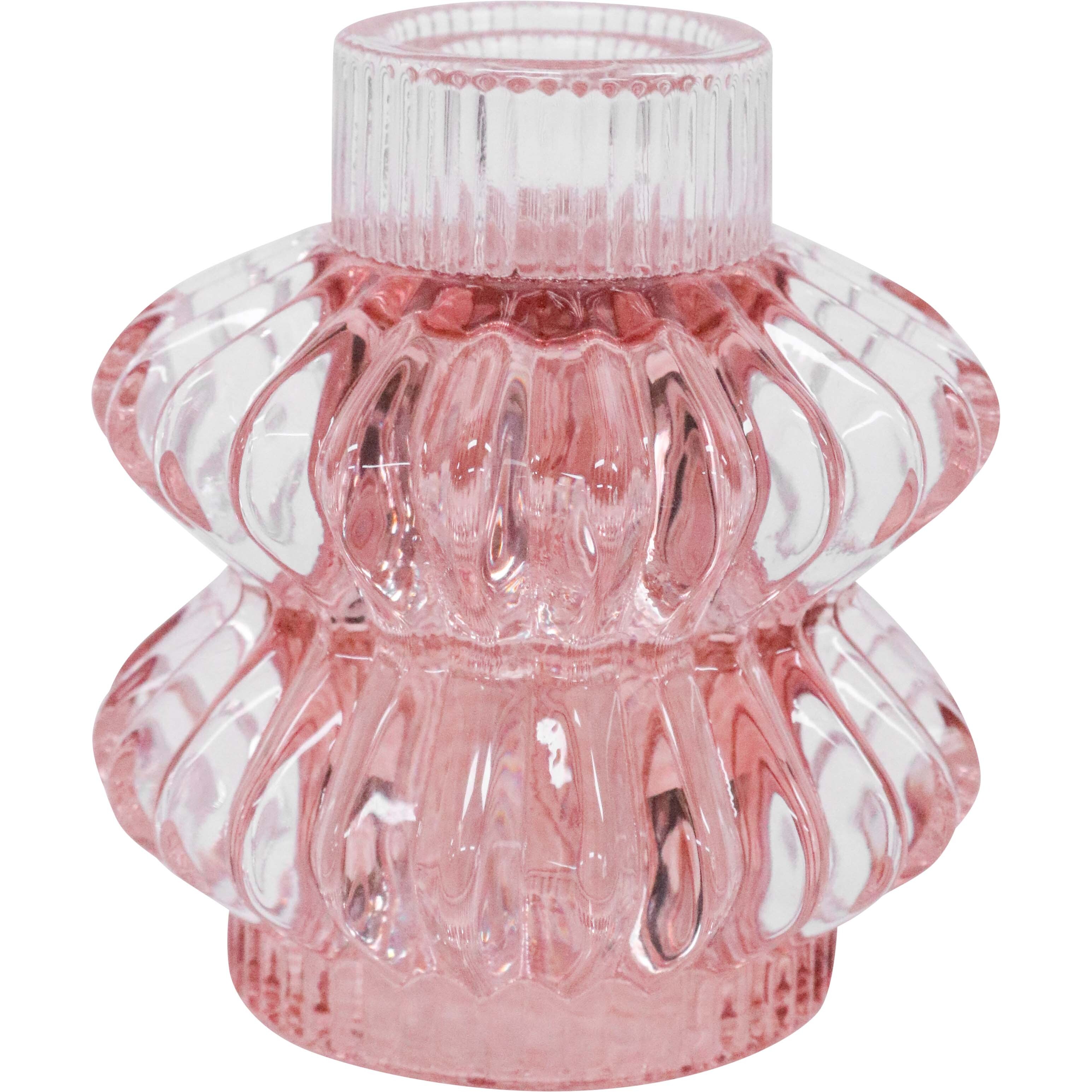 Reversible Candle Holder Pink