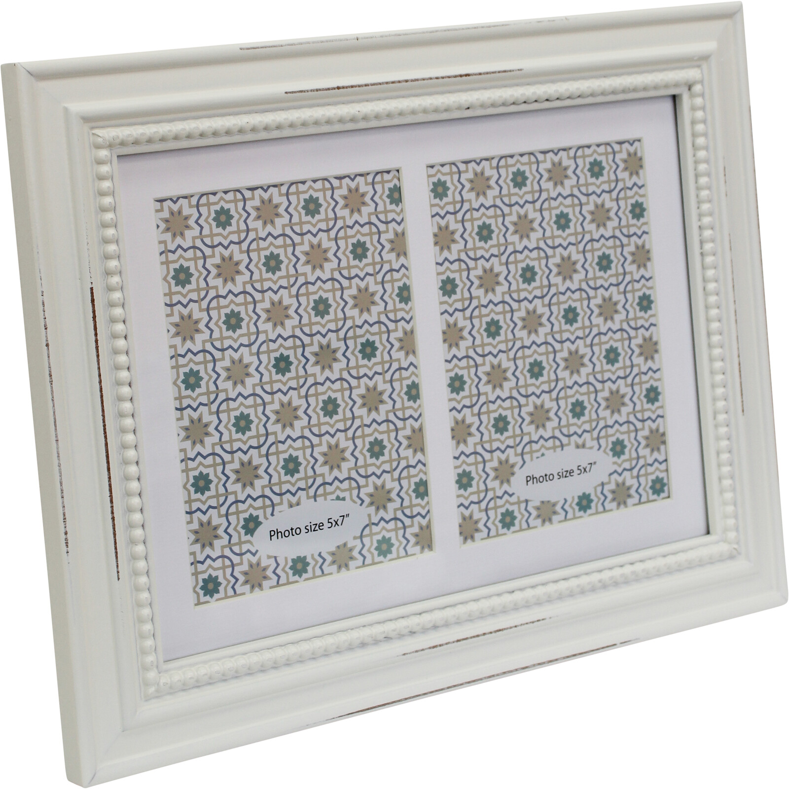 Frame White Dots Double
