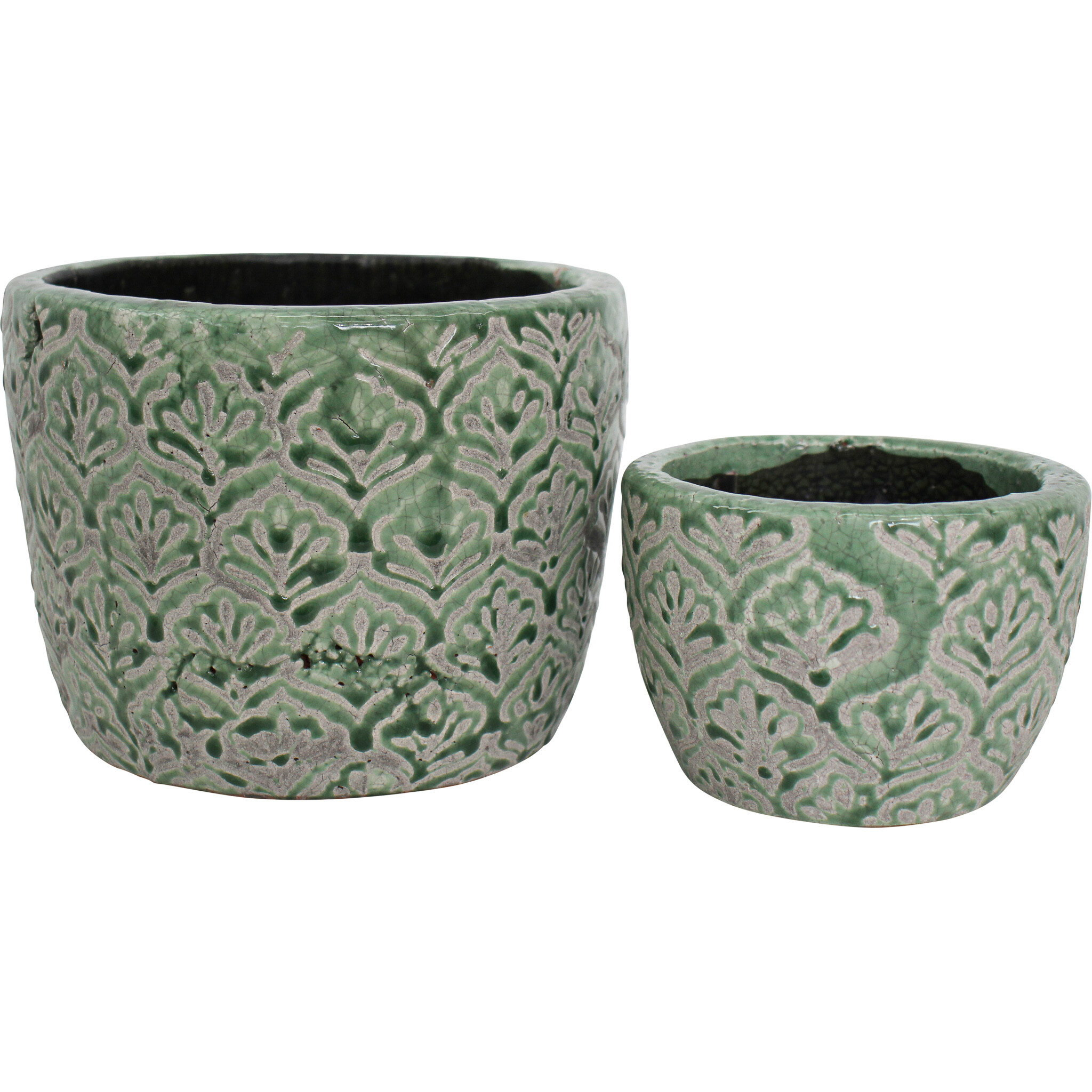 Pot S/2 Motif Jade