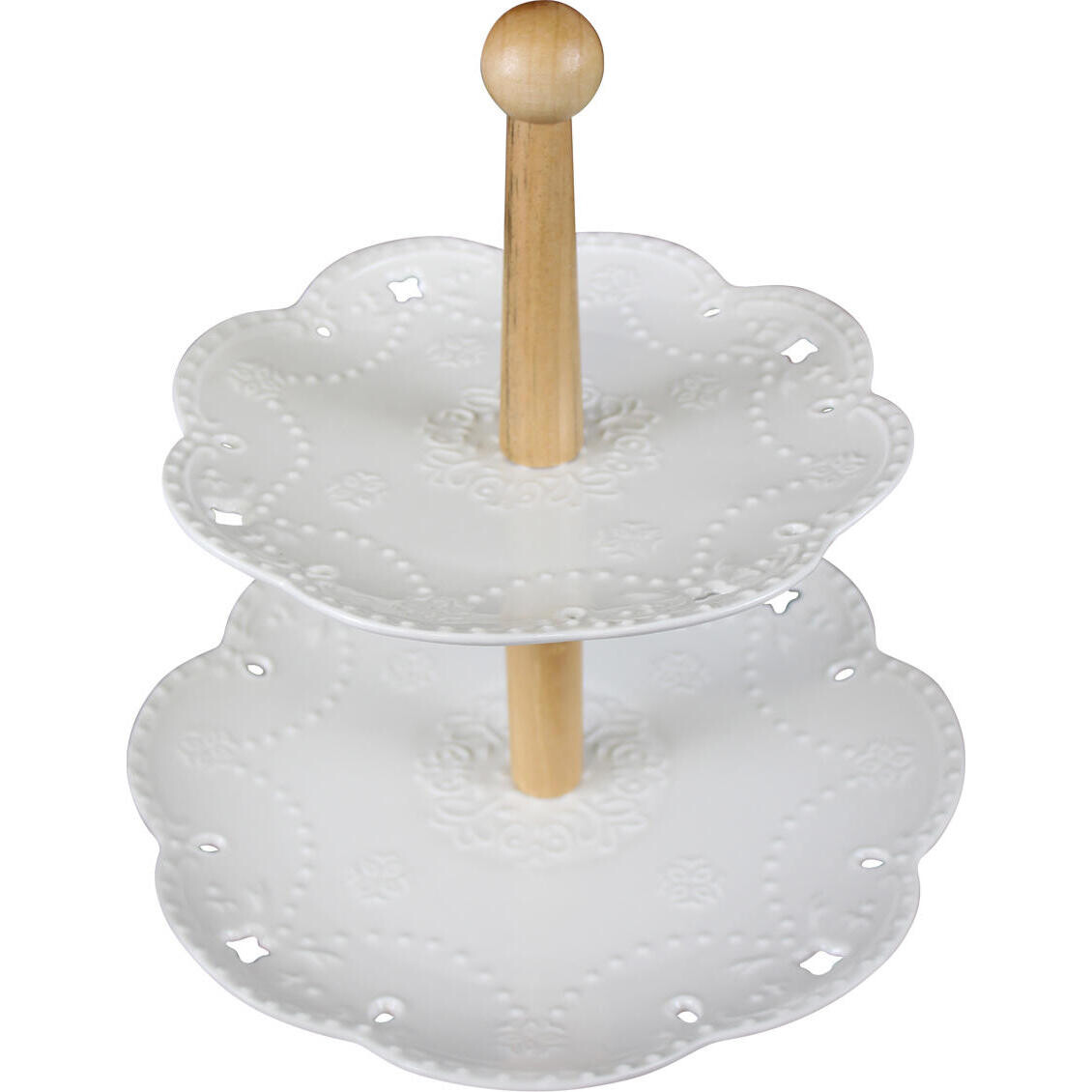 Tiered Stand Scallop Fleur