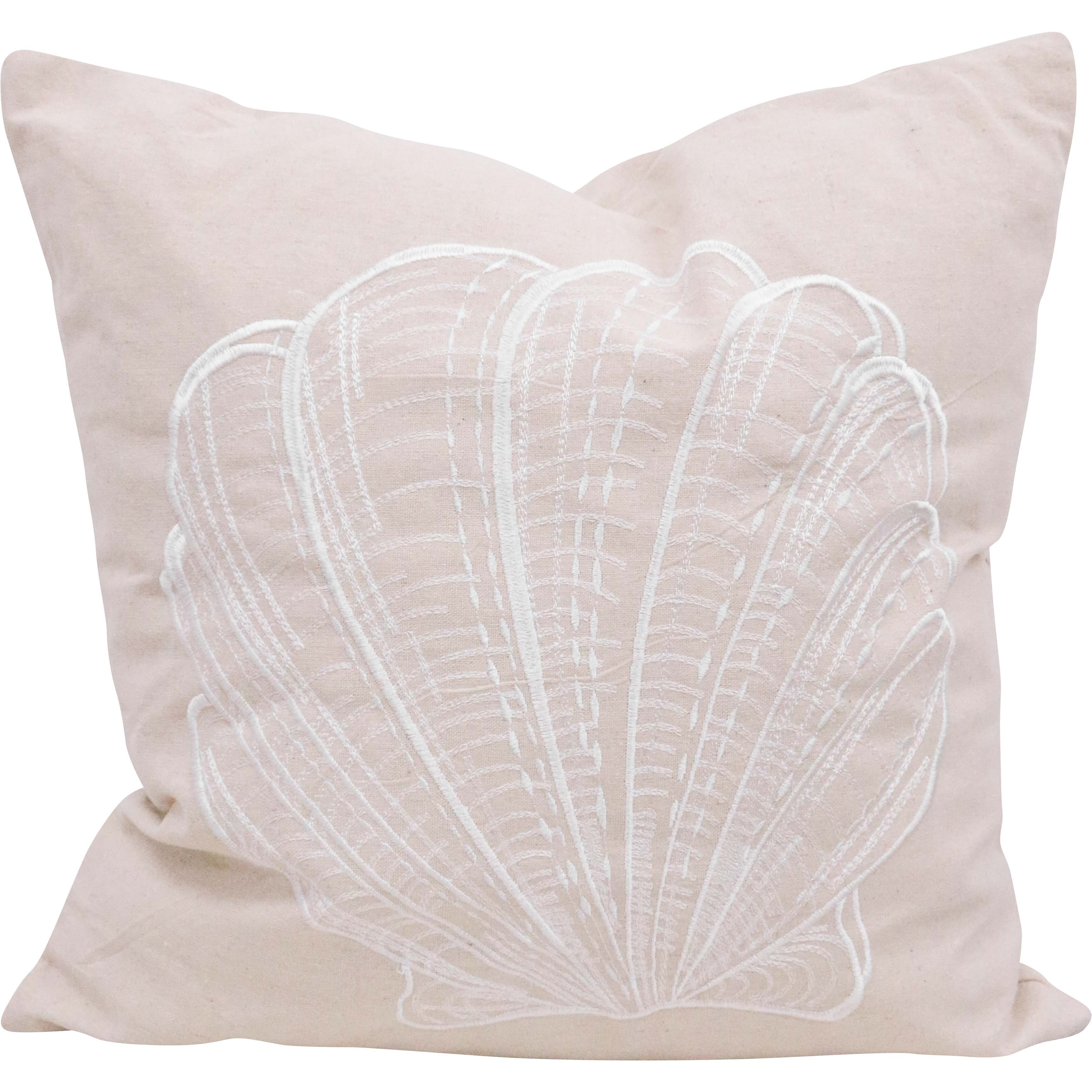 Cushion Fan Shell Natural