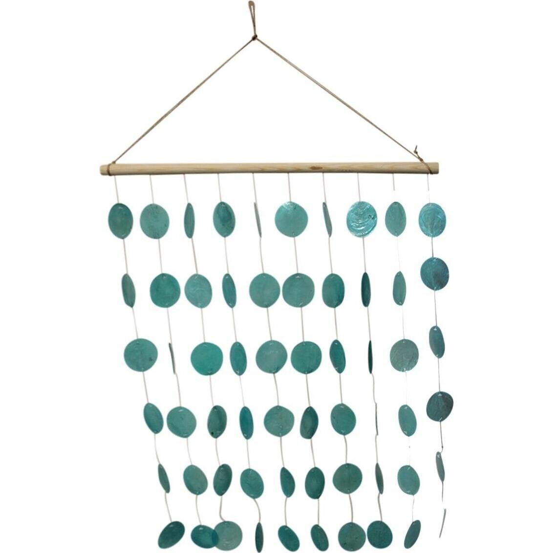 Hanging Decor Capiz Blue