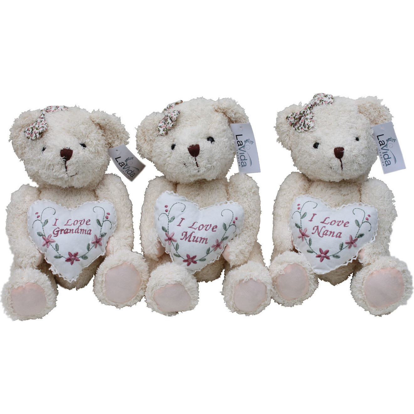 Teddies - Mum/Nanna/Gran set 3