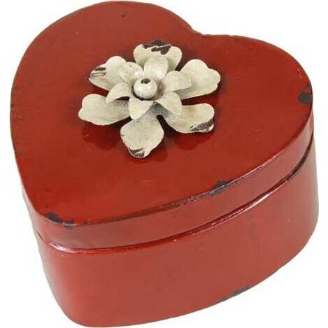 Tin Box Rouge Heart