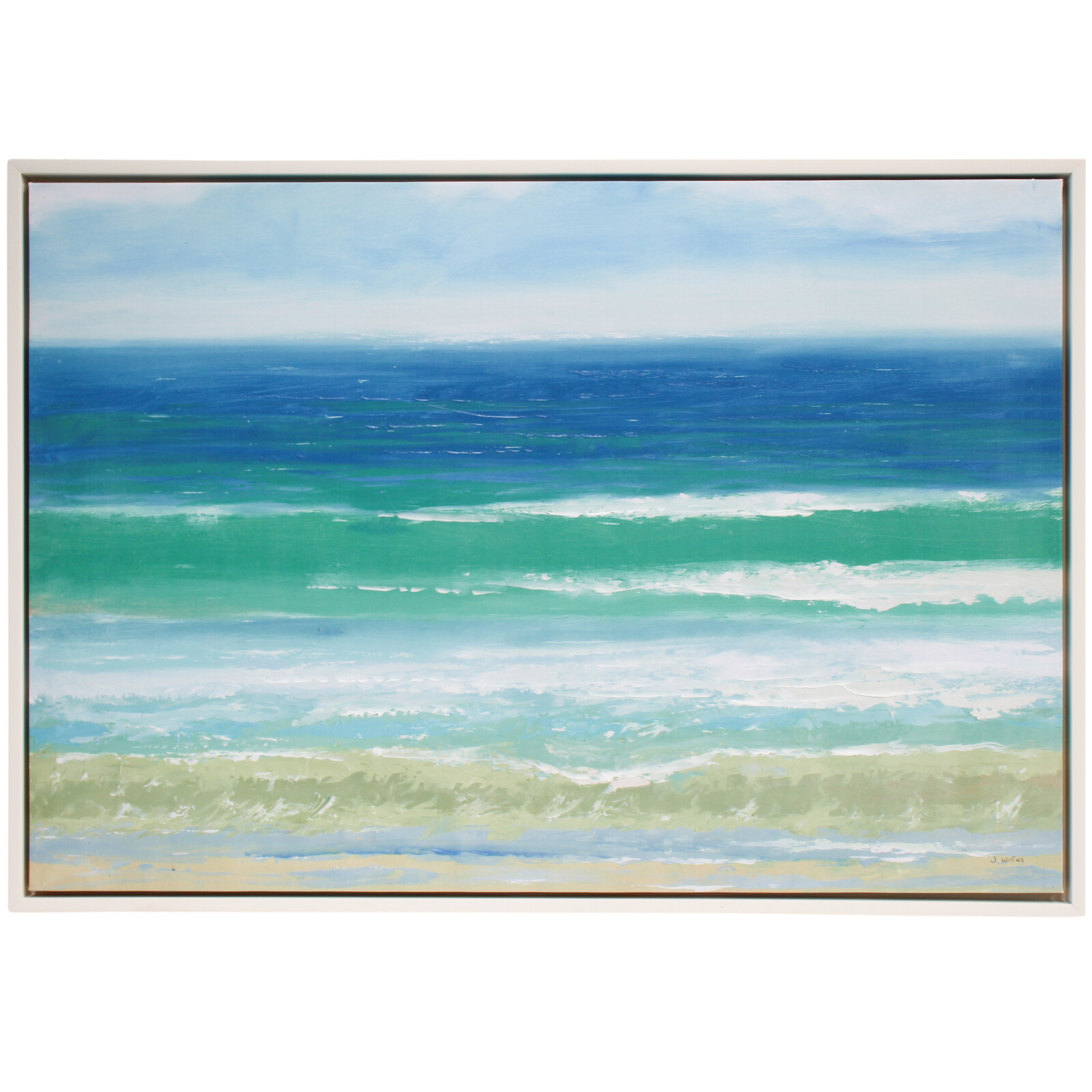Framed Canvas Shoreline