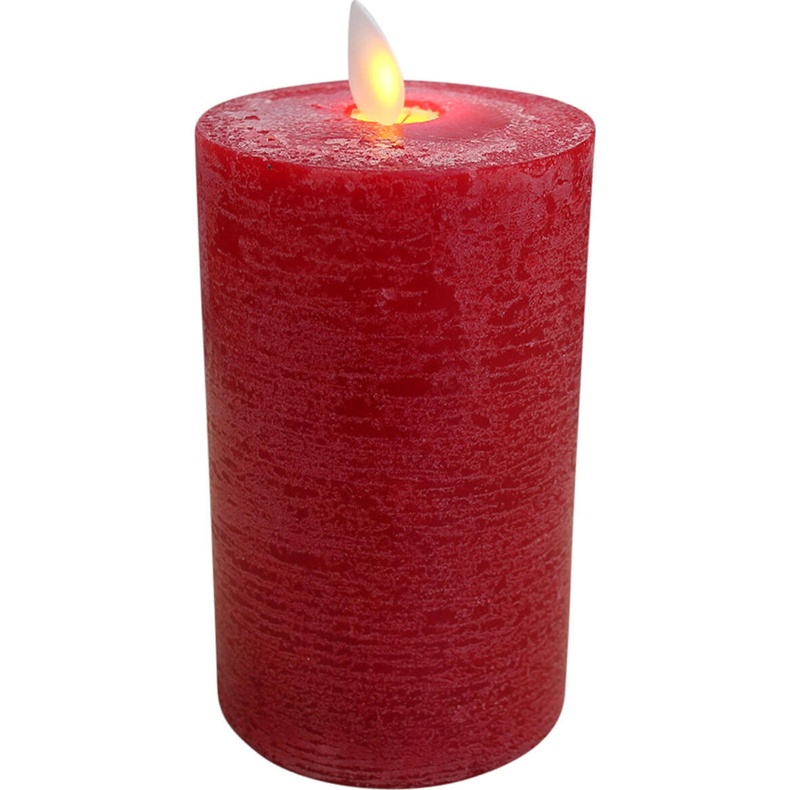 Flameless Candle Red Med