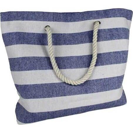 Beach Bag Marine Stripe Blue