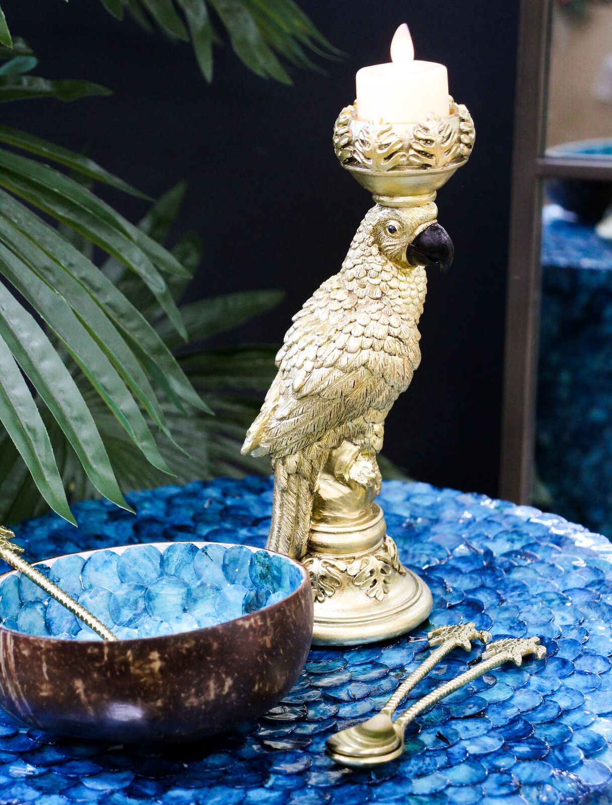 Parrot Candle Holder