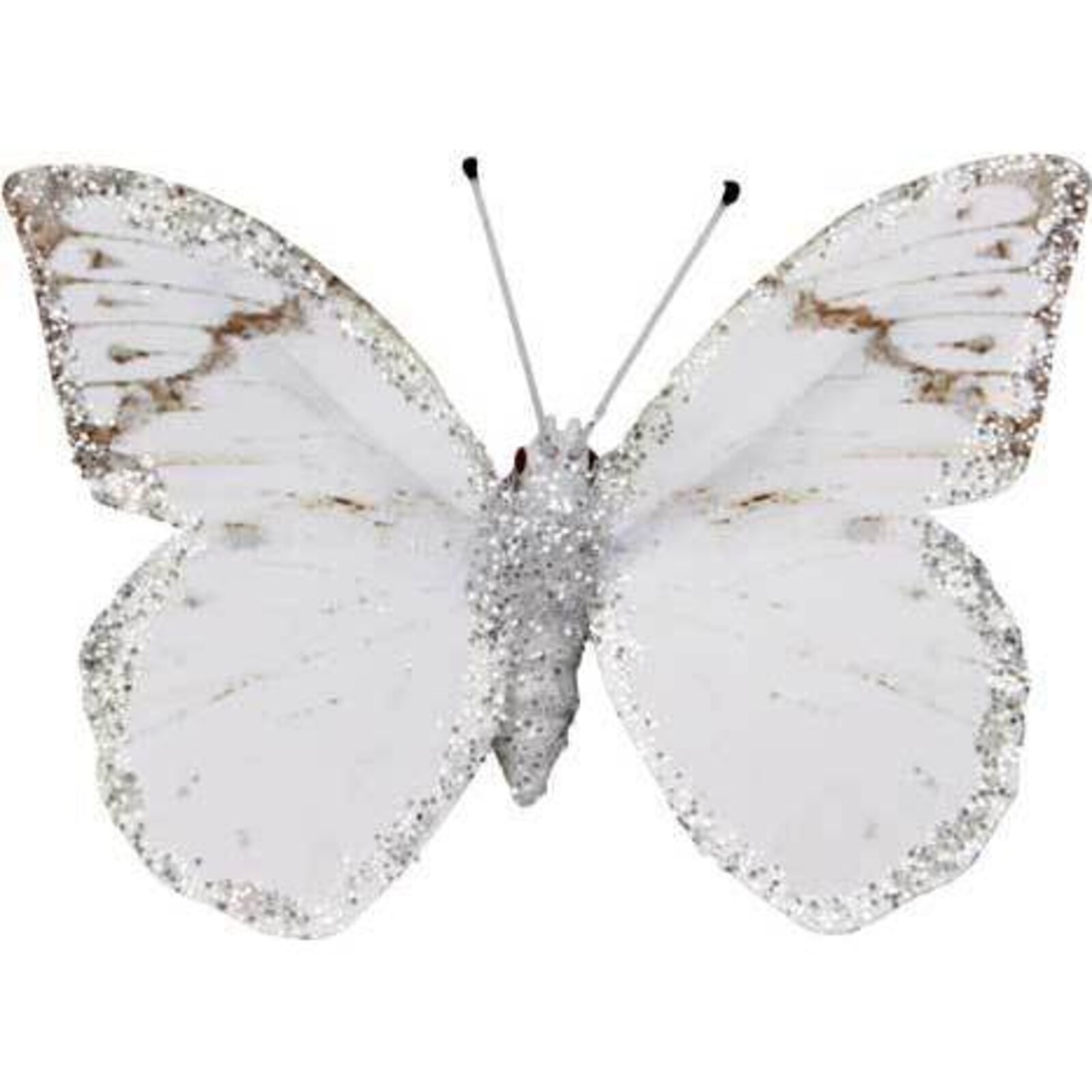 Glitter Butterfly - White Slope Line set 6