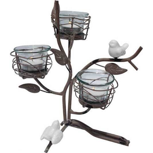 Candleholder Bird Branch