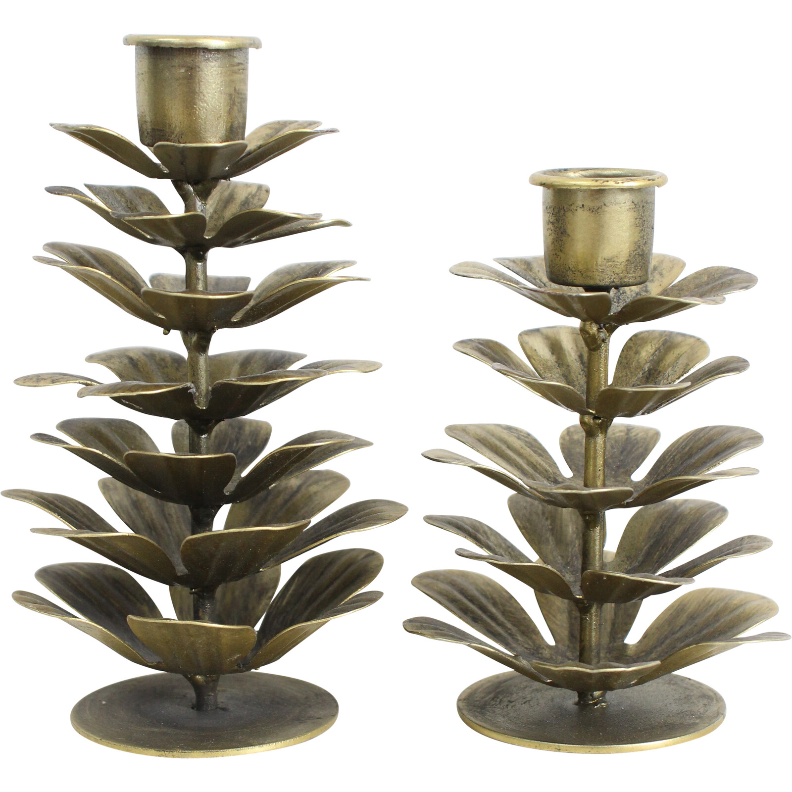 Pinecone Candle Holder Lrg
