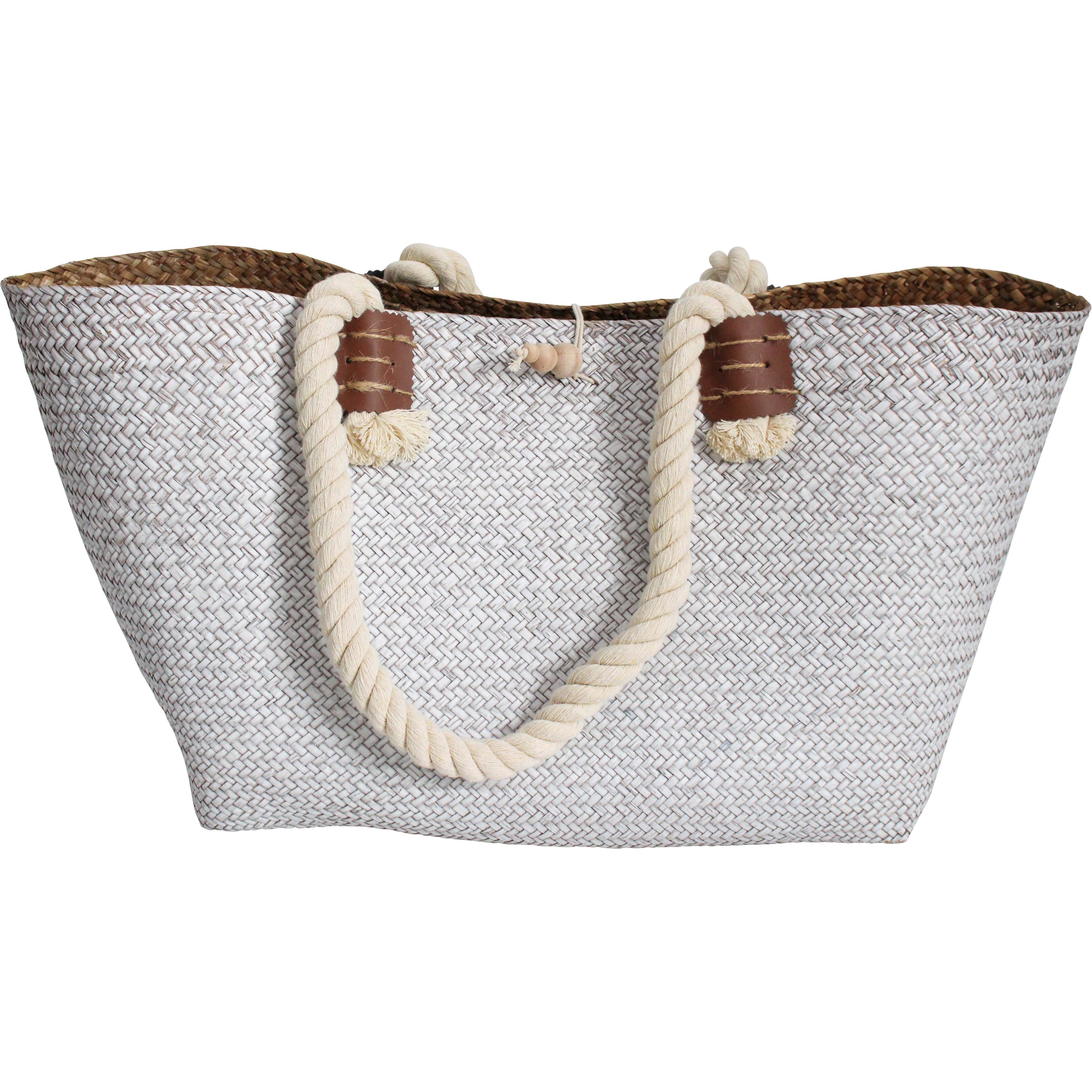 Market Bag Woven White