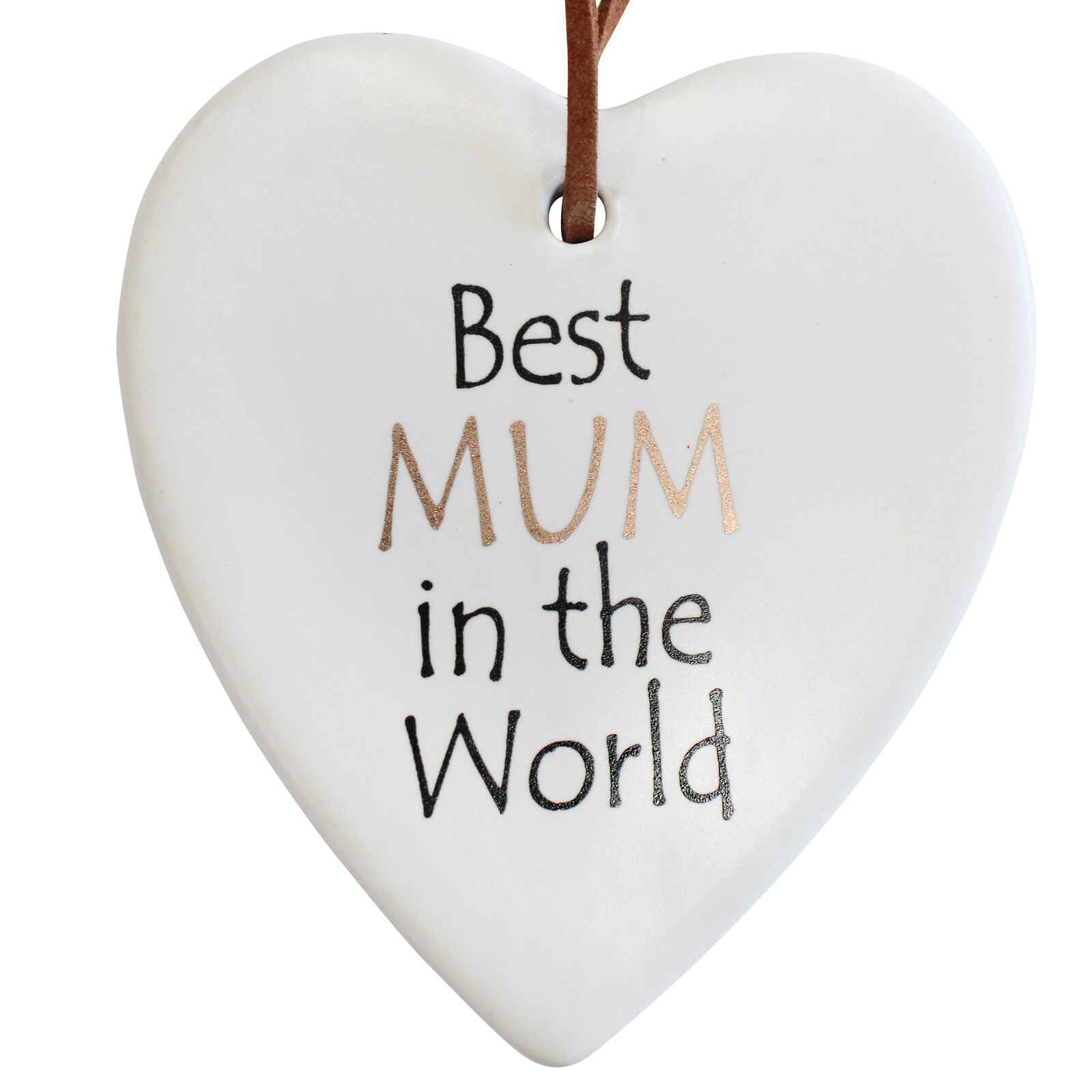 Hanging Heart Mum World