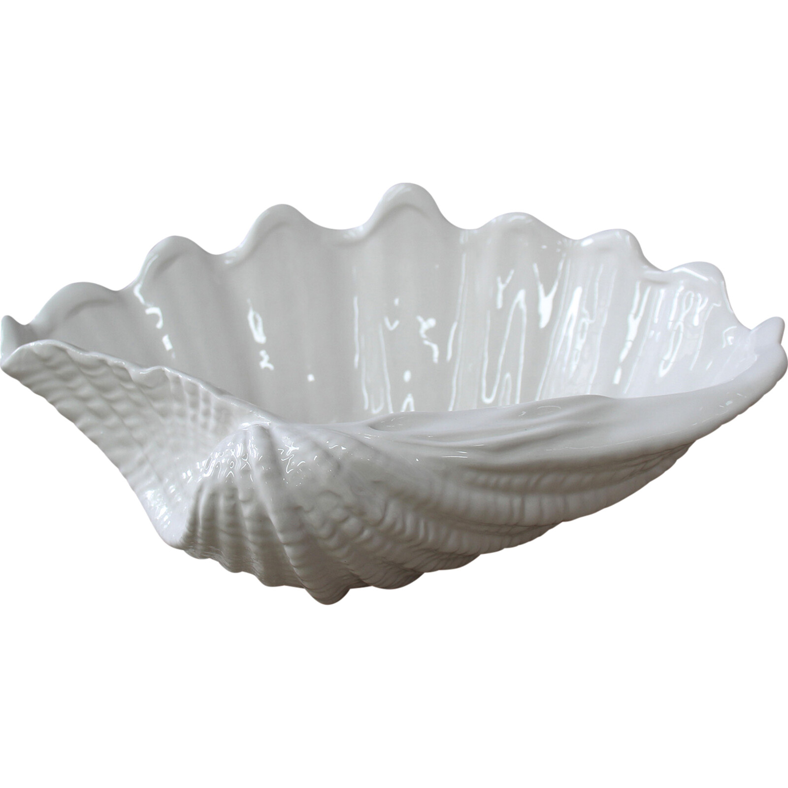 Ceramic Clam White