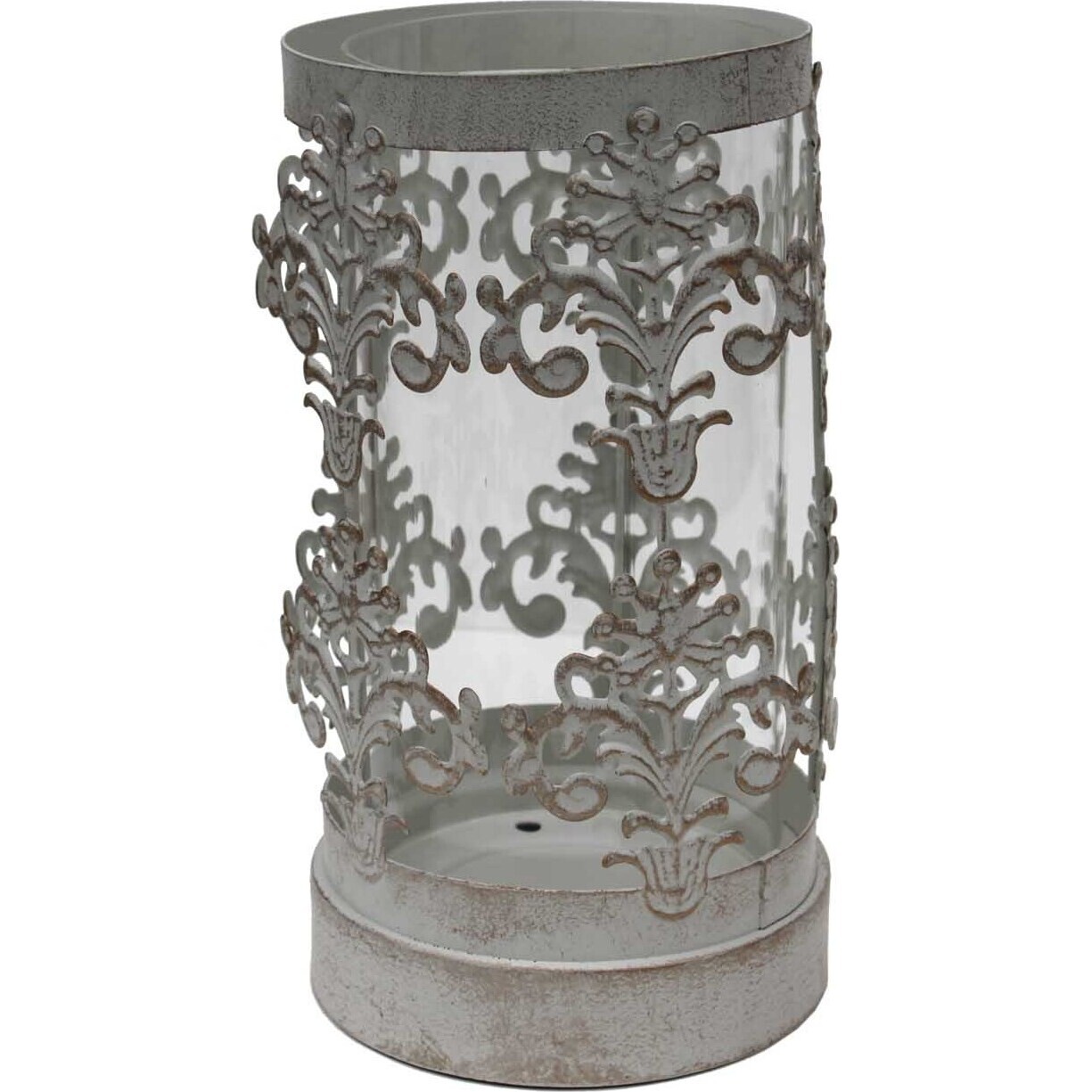 Candleholder - Metal Fleur tall