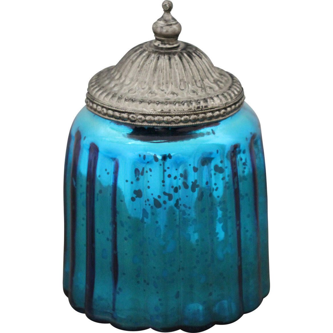 Candle Curve Jar Azure