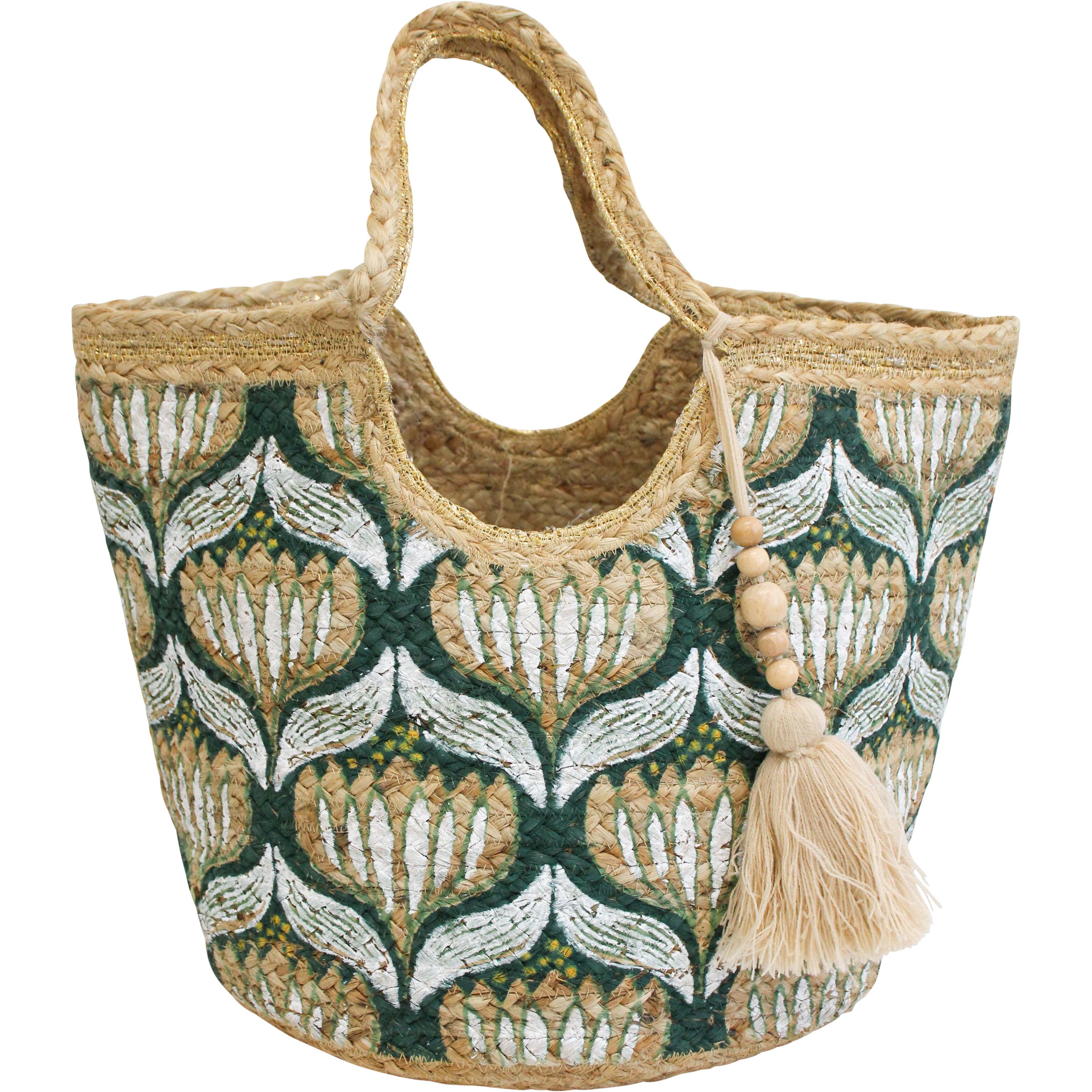 Sofia Jute Shopper Bag