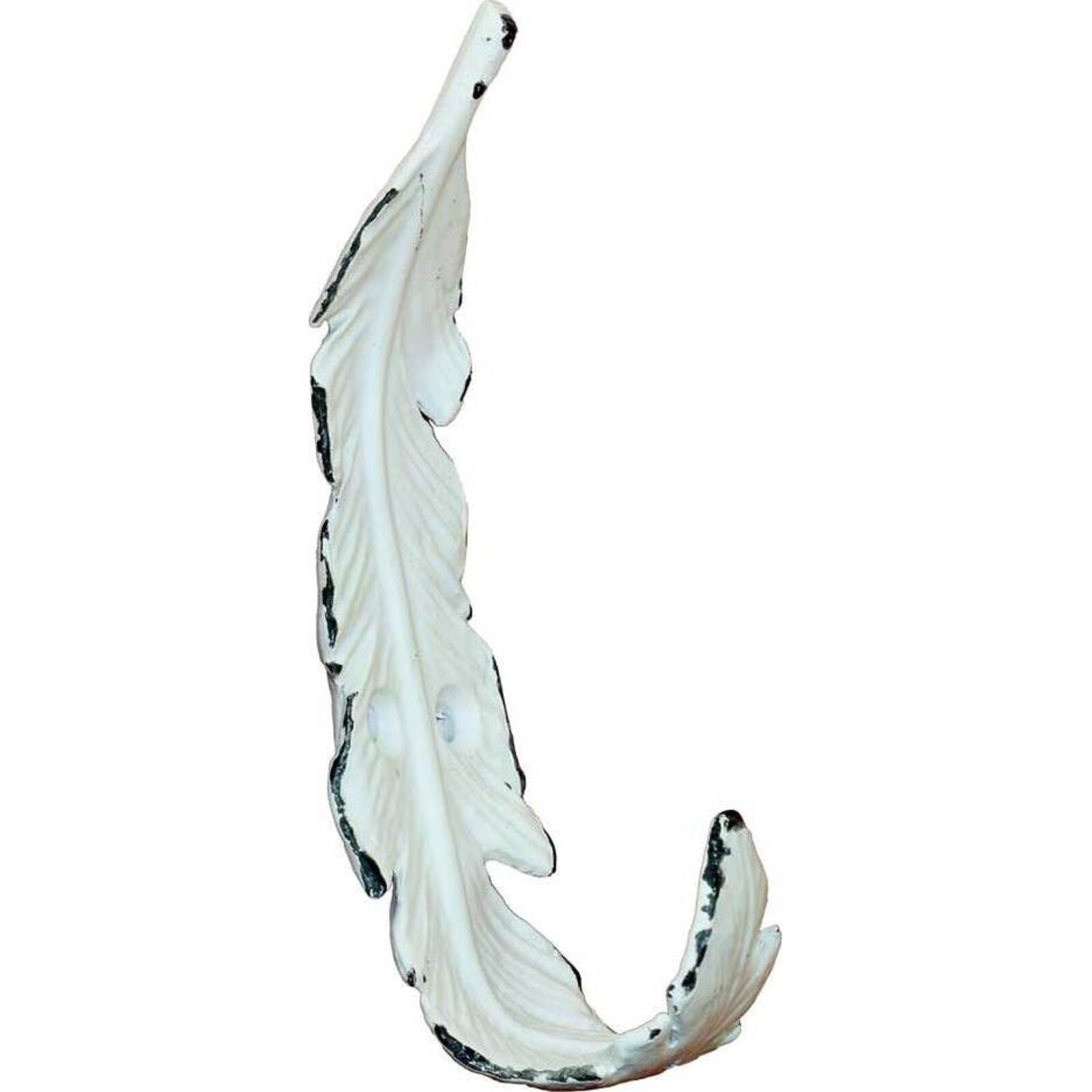 Hook Feather Curl White
