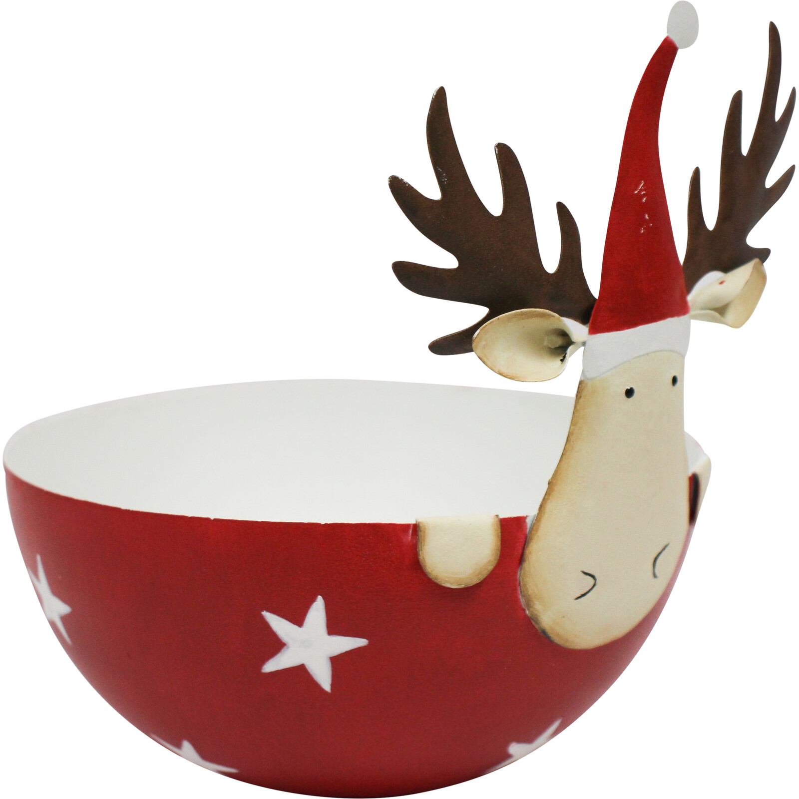 Bowl Red Reindeer