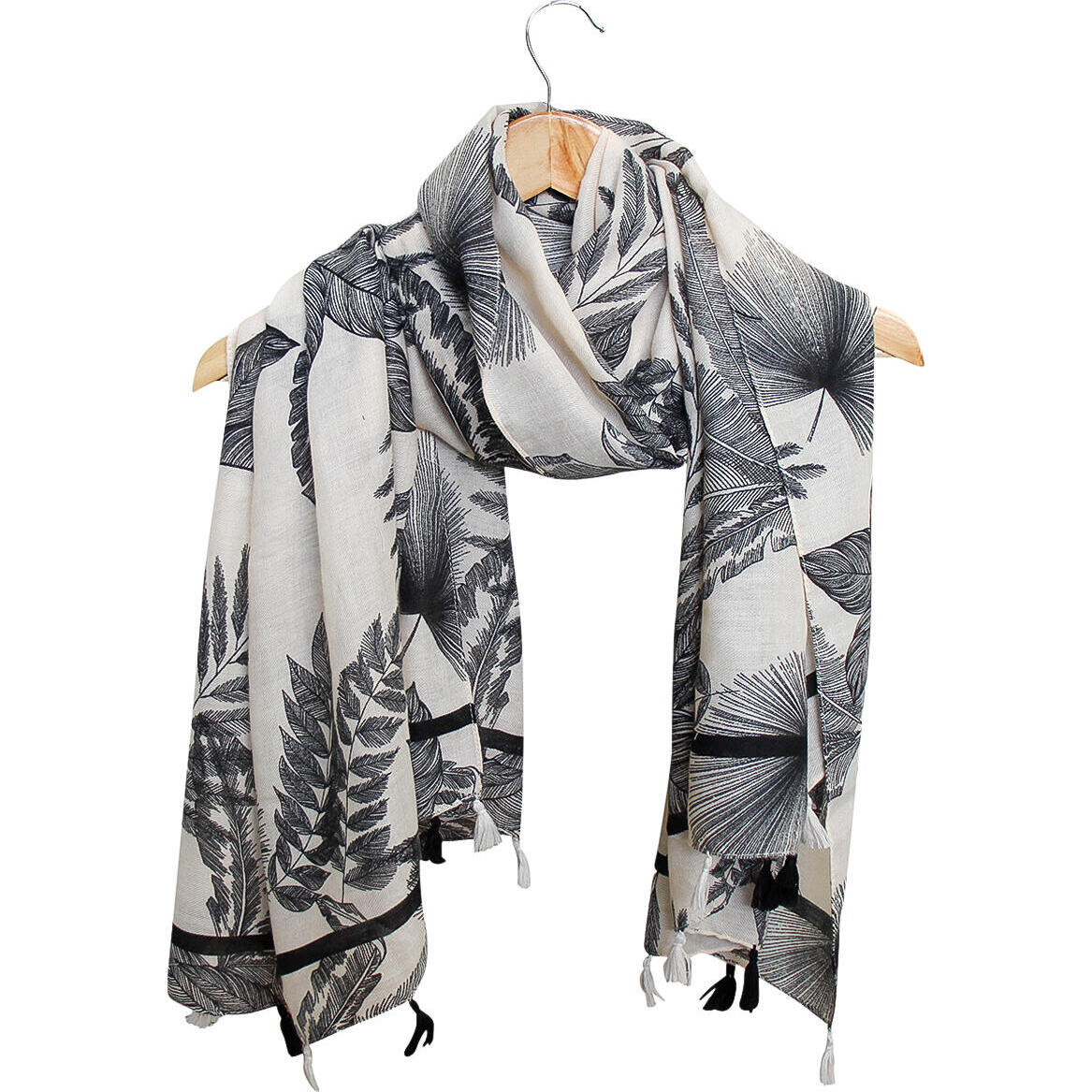 Sarong/ Scarf B/W Tropics