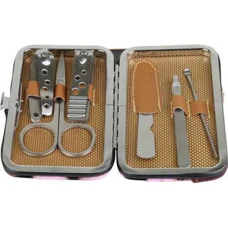 Manicure Set - Pink Leopard