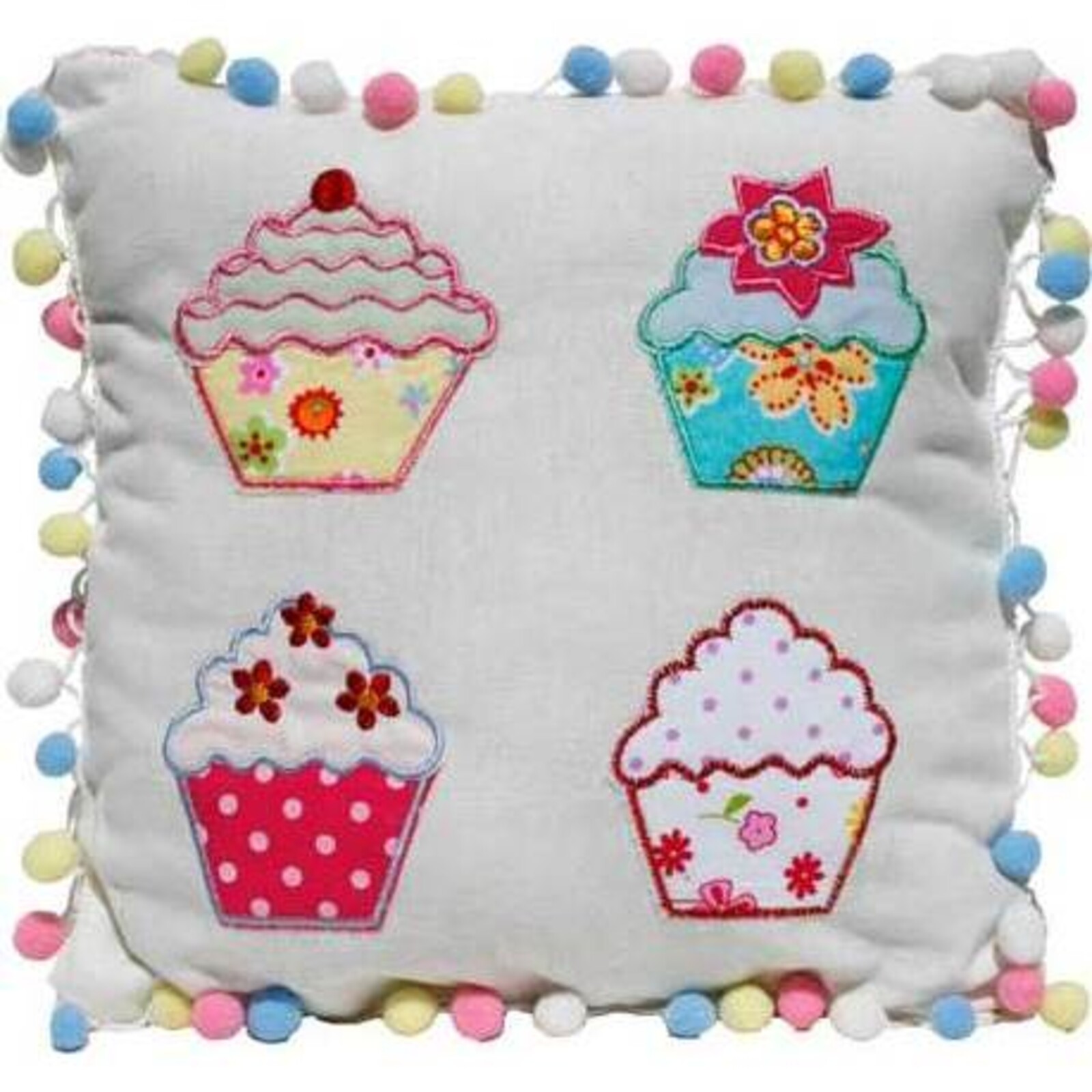 Cushion - Pom Pom Cupcakes