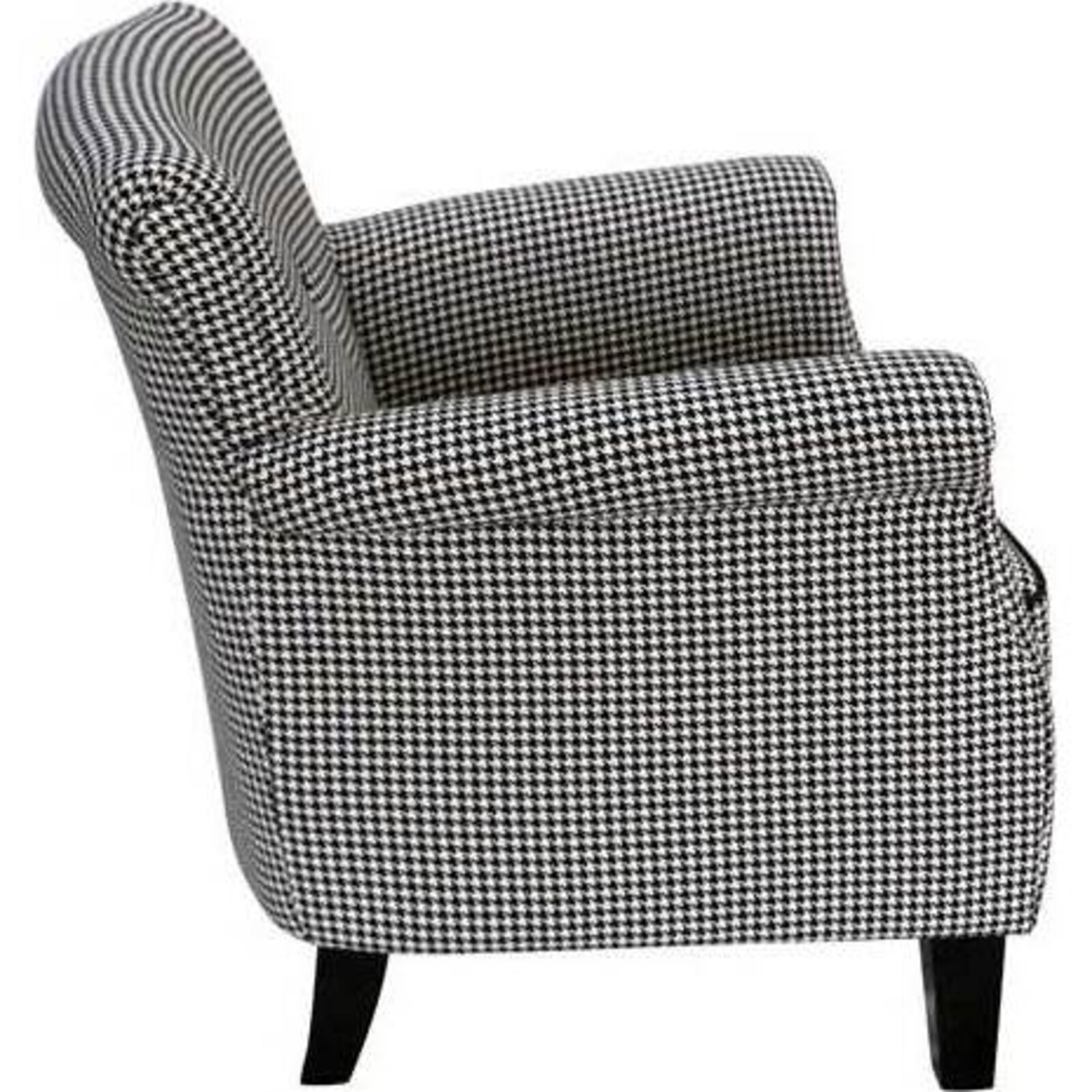 Chair Houndstooth Black