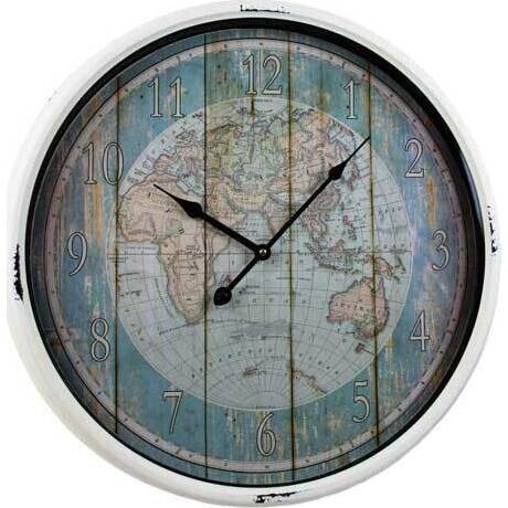 Clock Vintage Map