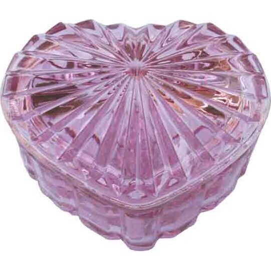 Heart Trinket Box Blush Pink