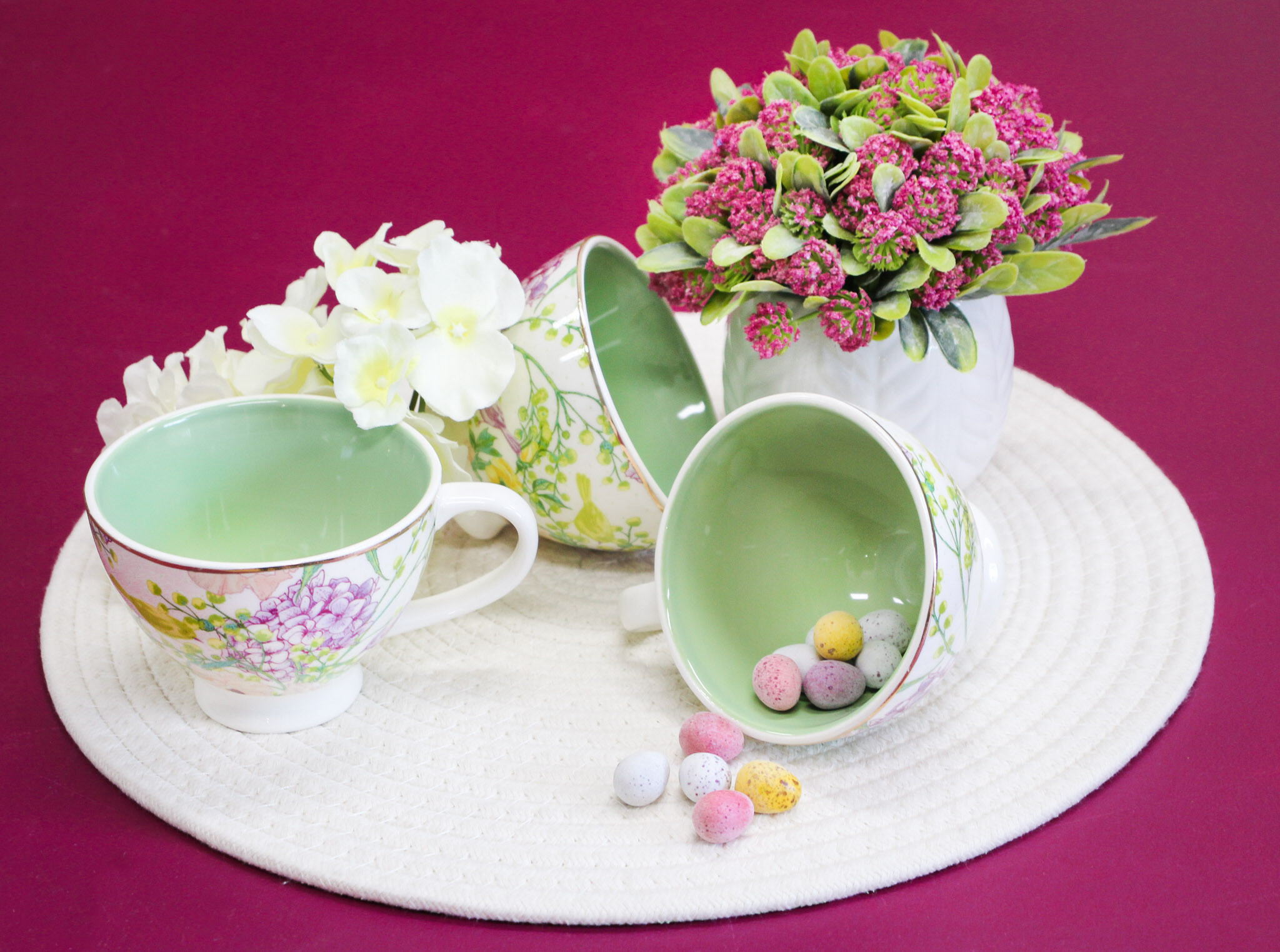 Cup Spring Floral