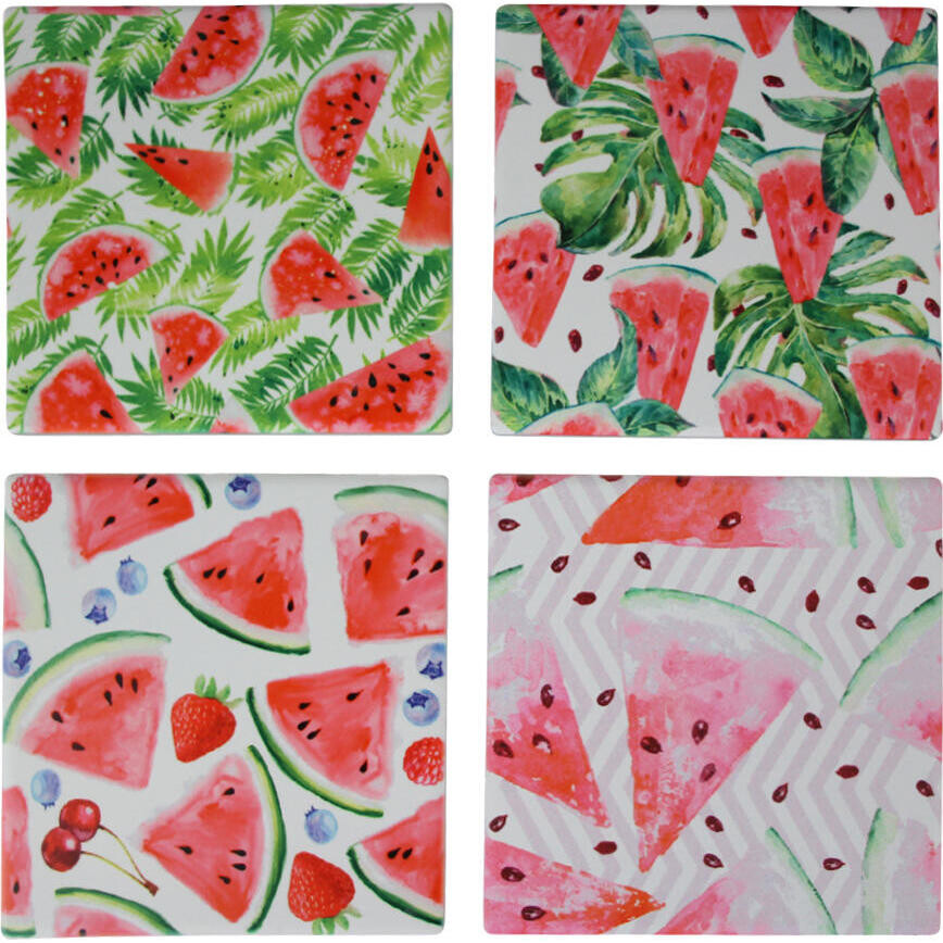 Coaster Watermelon Fiesta S/4