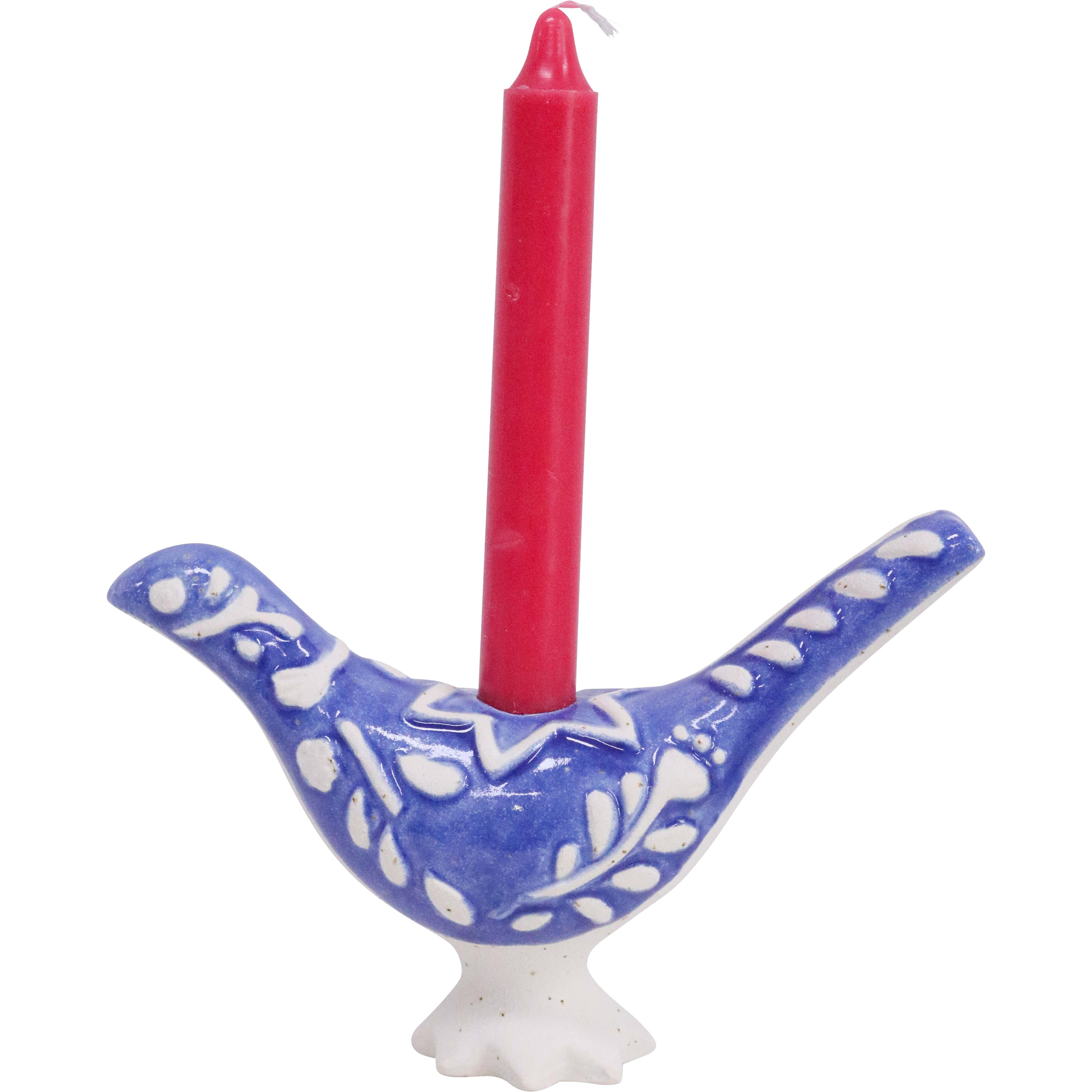 Portugese Bird Candle Holder Med