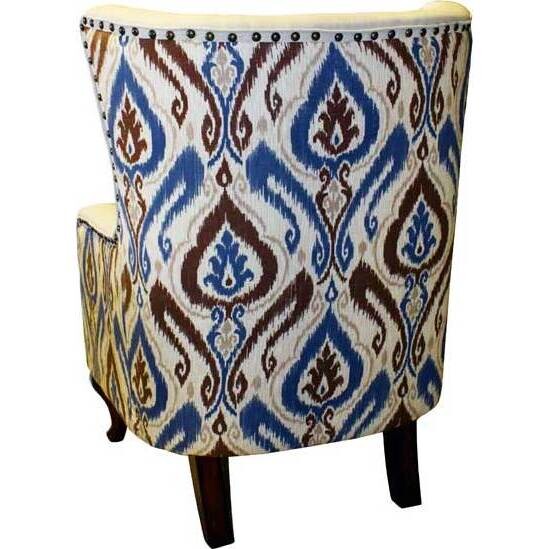 Chair - Studded Ikat ex trade fair item