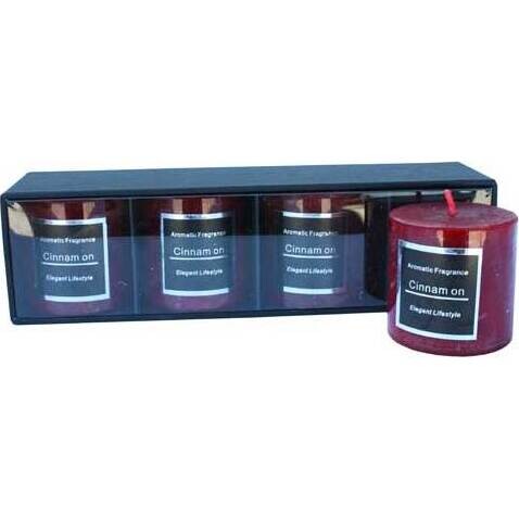 Aromatic Candle 4pc- Cinnamon