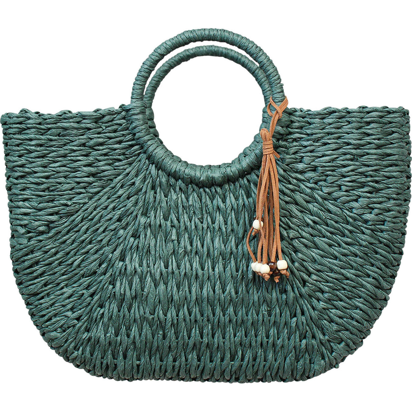 Woven Shopper Charcoal