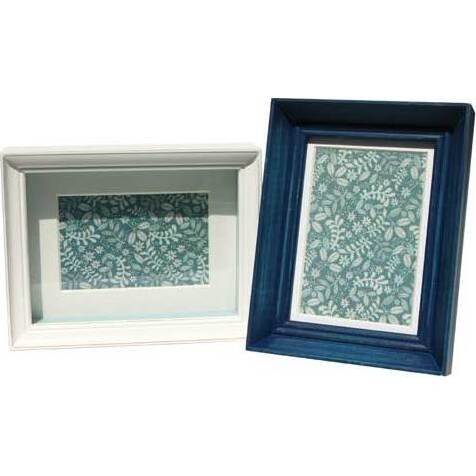 Box Frame Egg Blue Edge