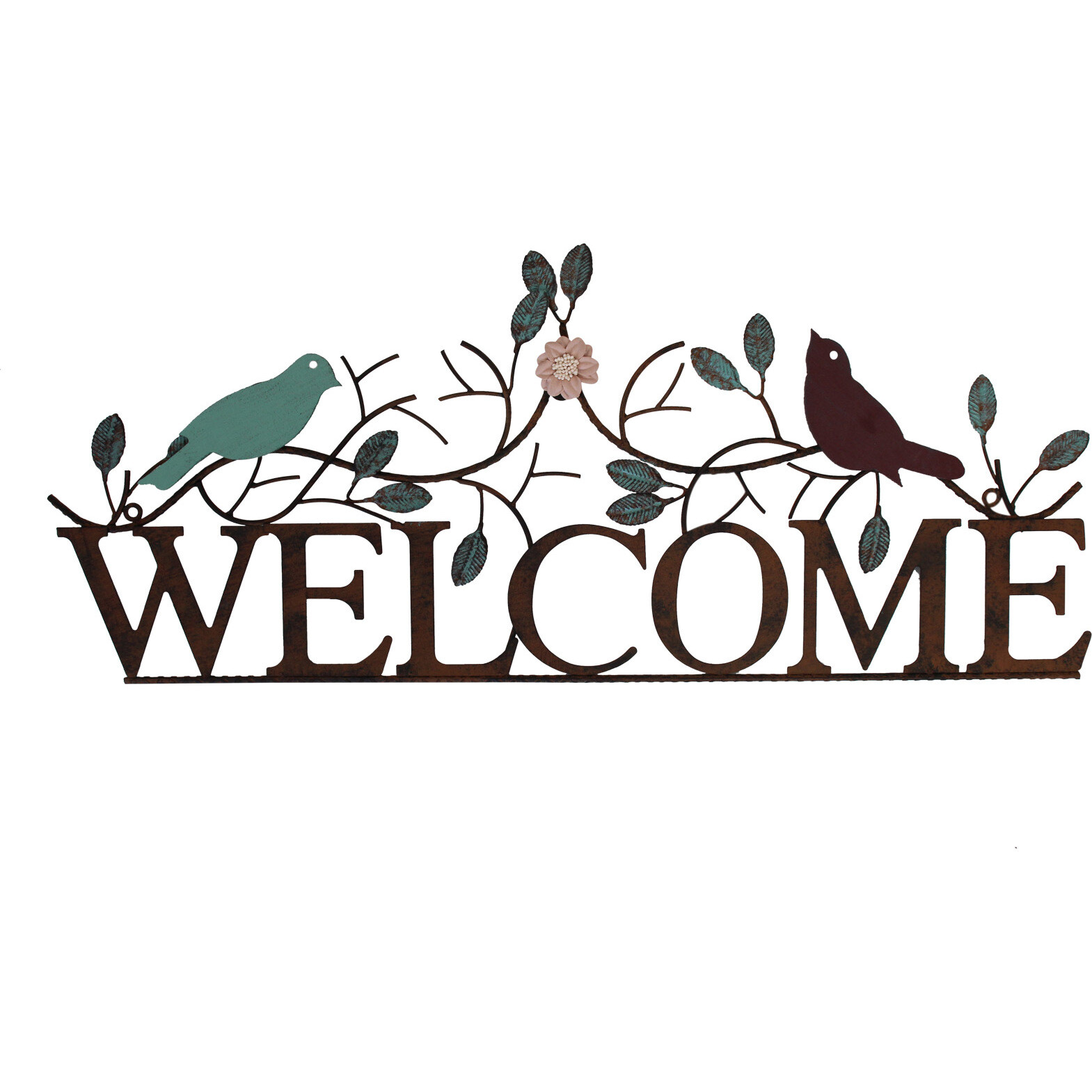 Sign Welcome Birds