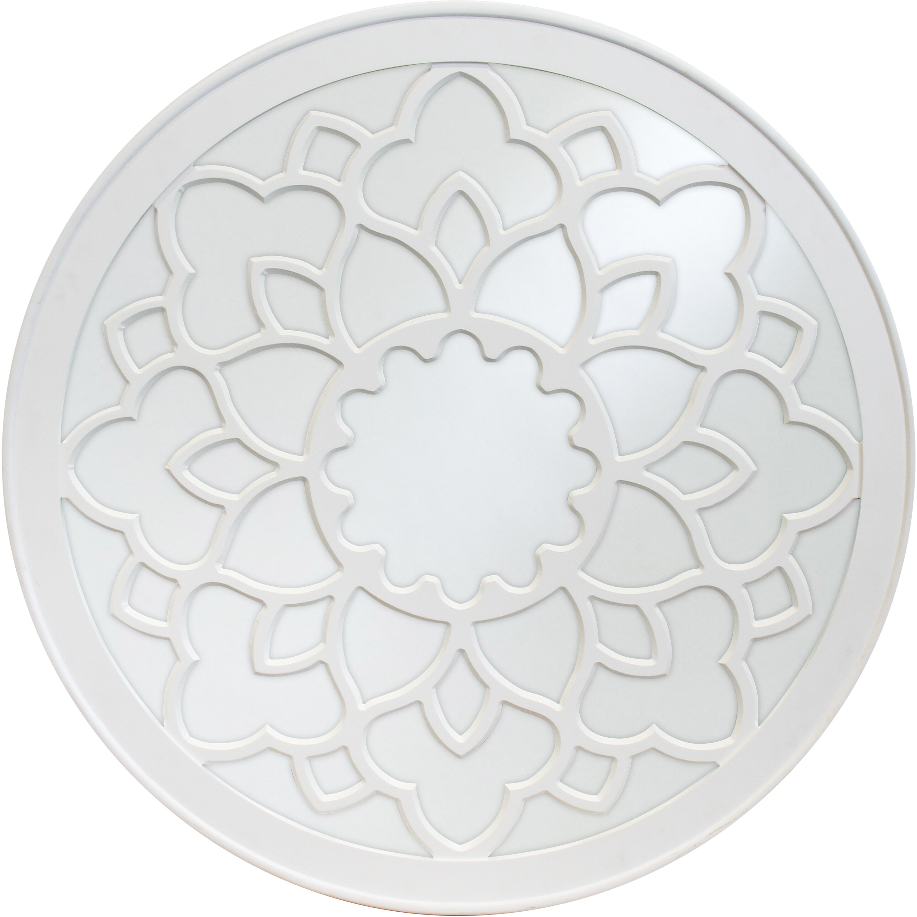 #Mirror Cutwork XL White