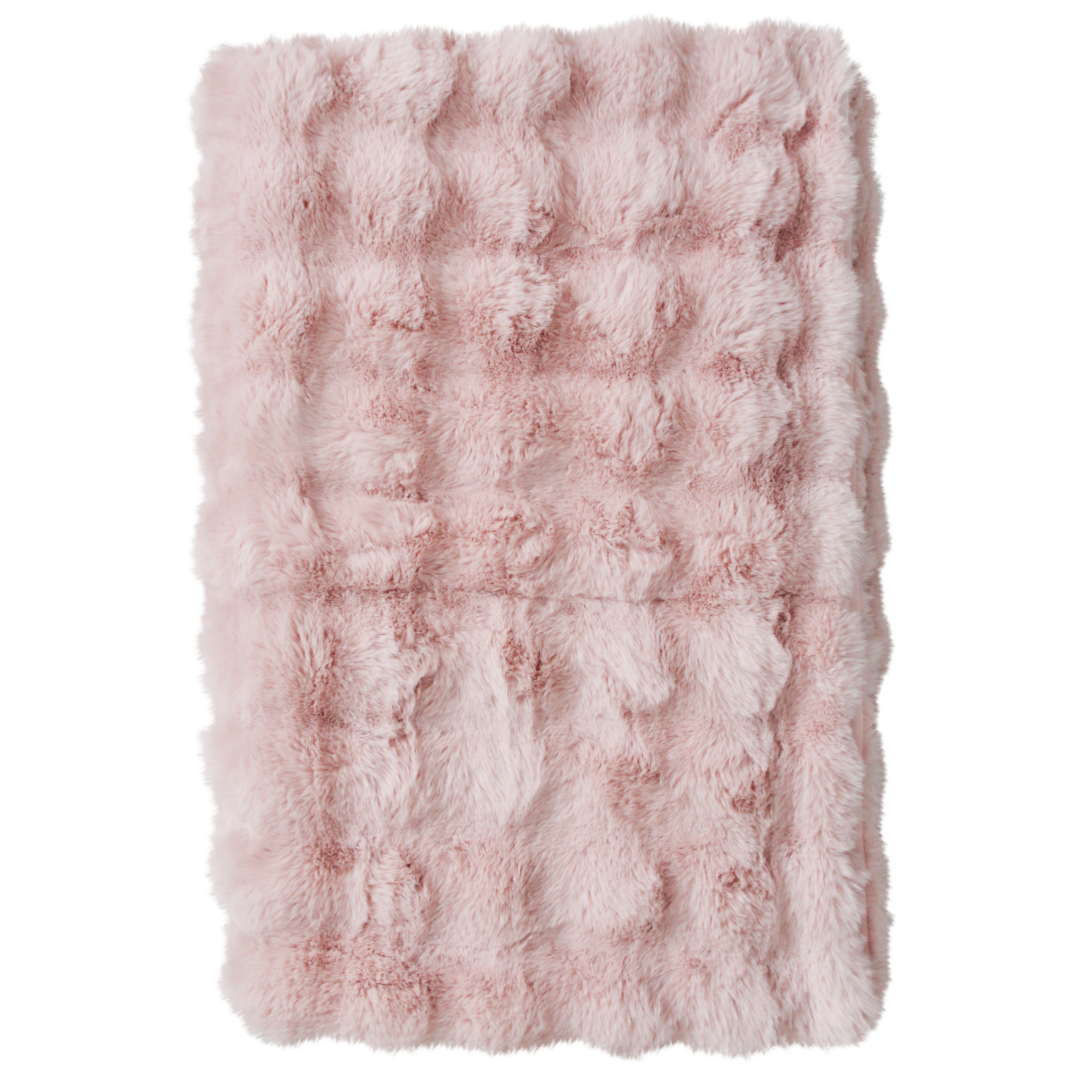 Lux Faux Fur Blanket Crepe