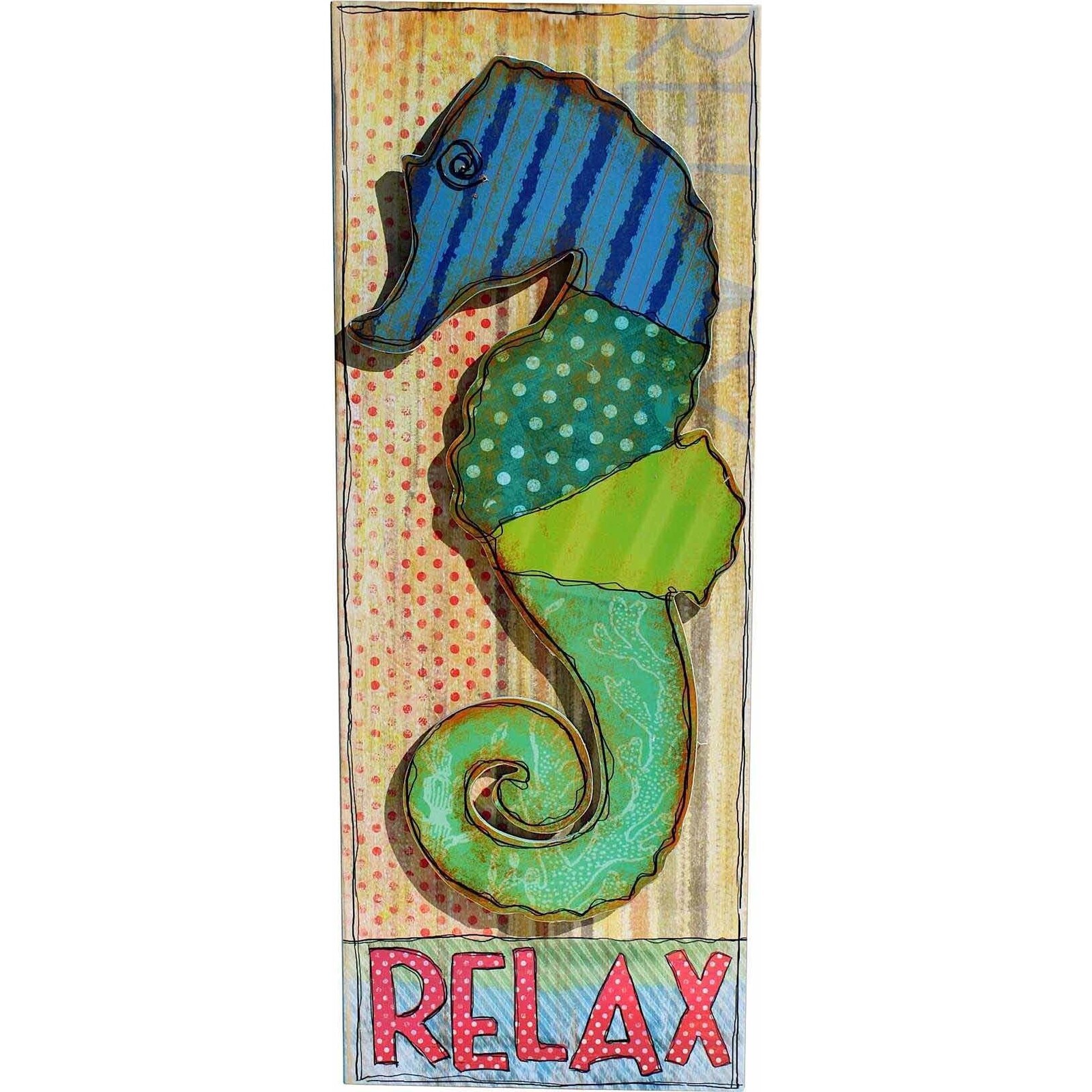 Sign - Relax Seahorse
