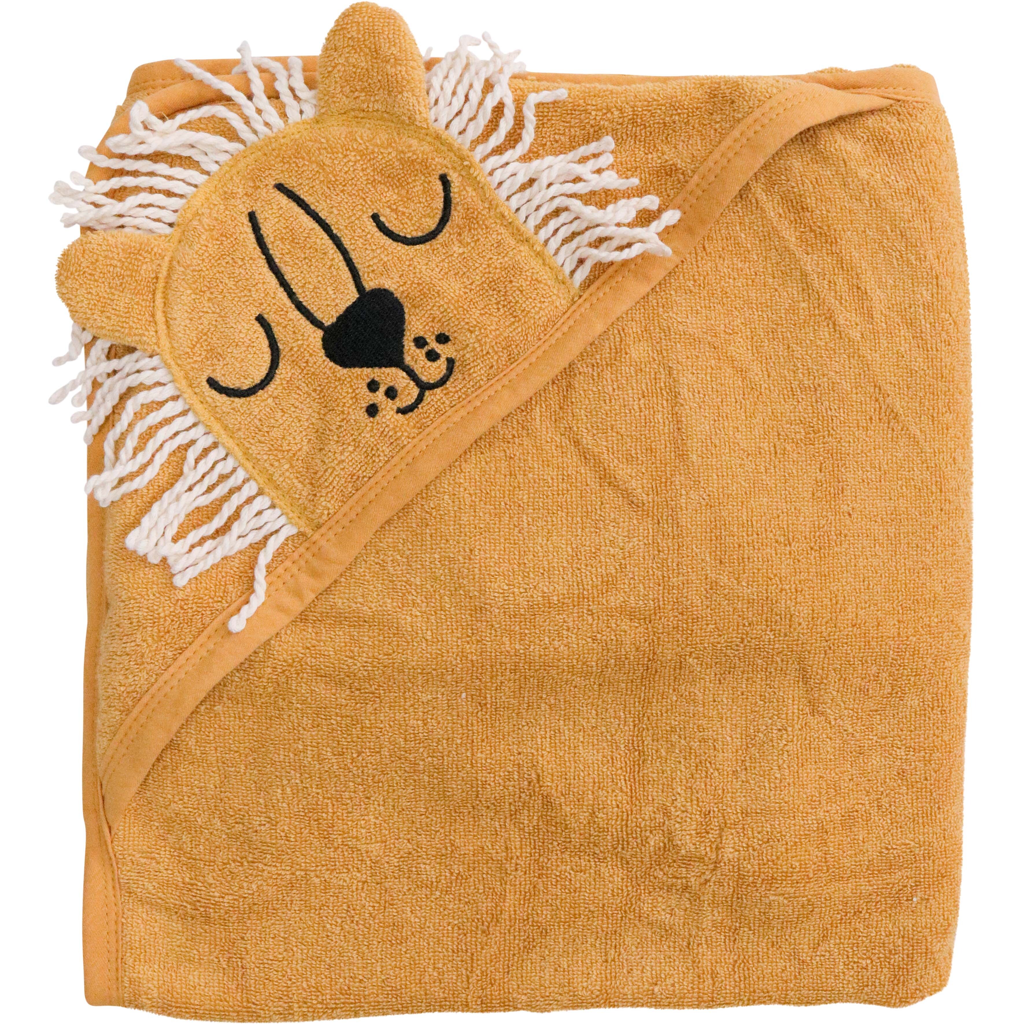 Baby Hooded Towel Lion