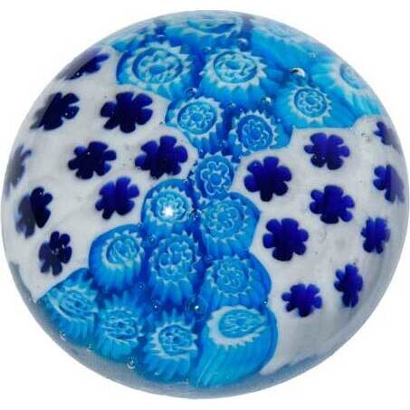 Paperweight - Millefiori Blue