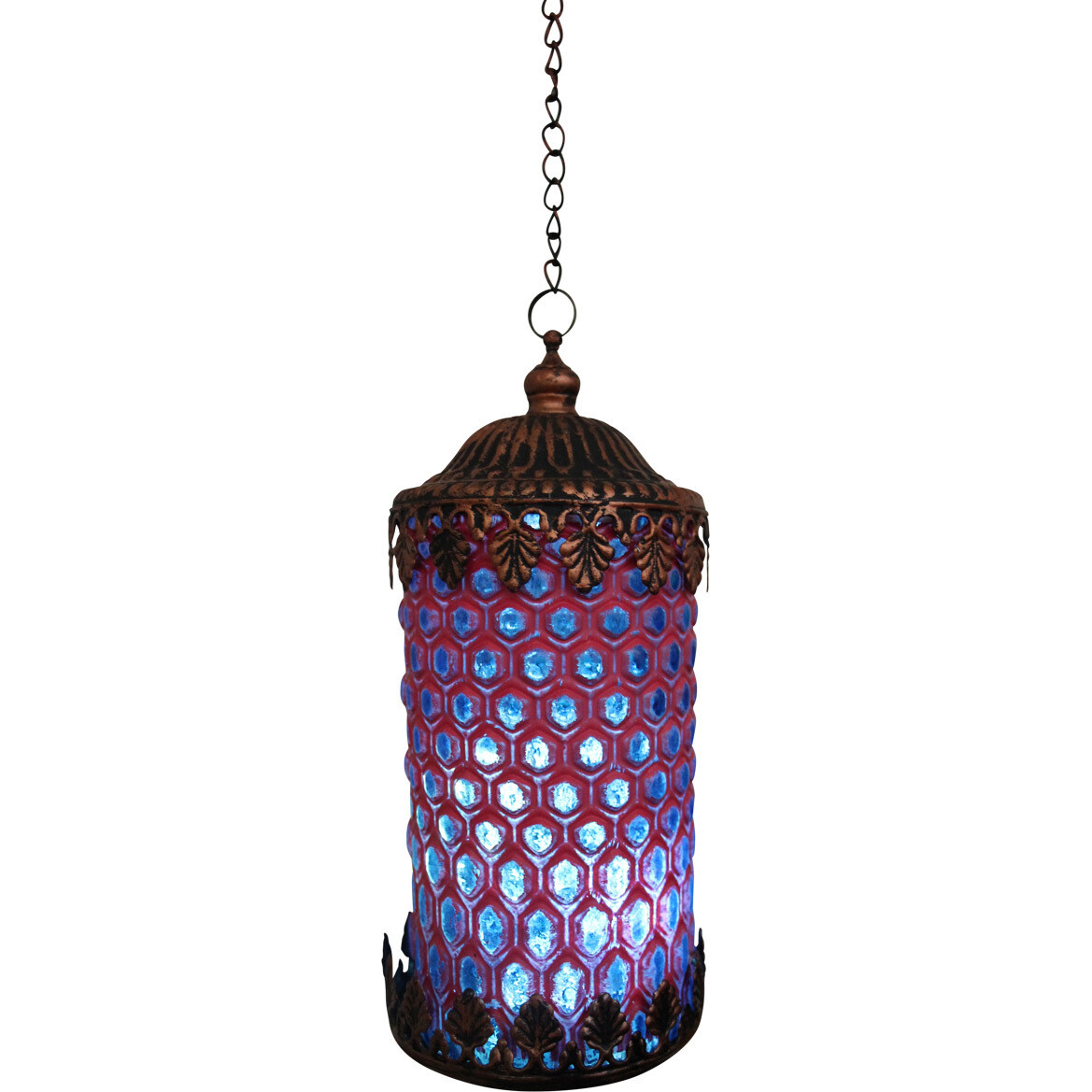 Lantern LED Dots Pink