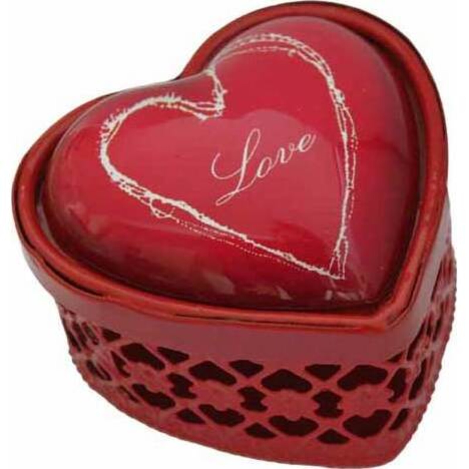Trinket Box - Heart rouge Love