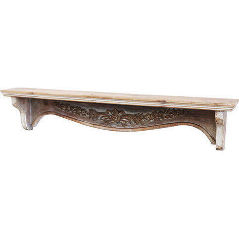 Wall Shelf Floral Curve