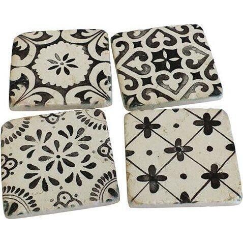 Coasters Black Morrocan