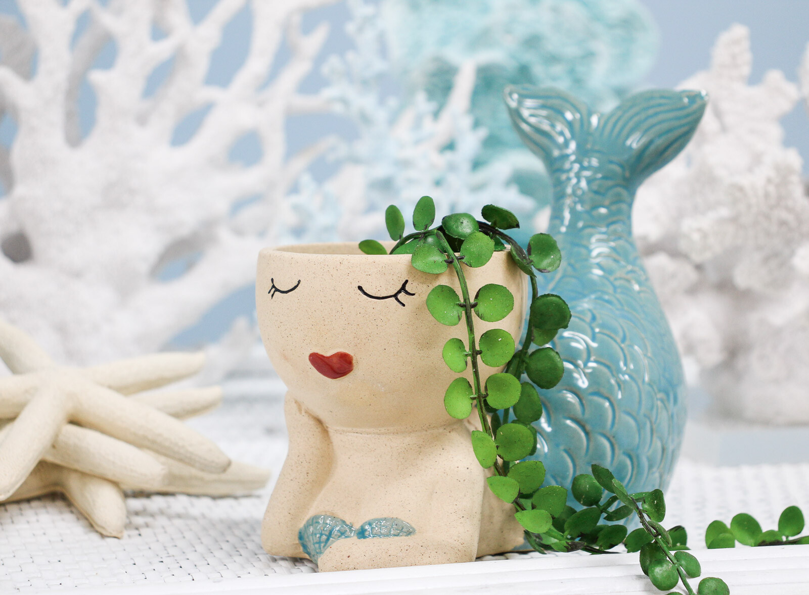 Planter Mermaid Deep Sea