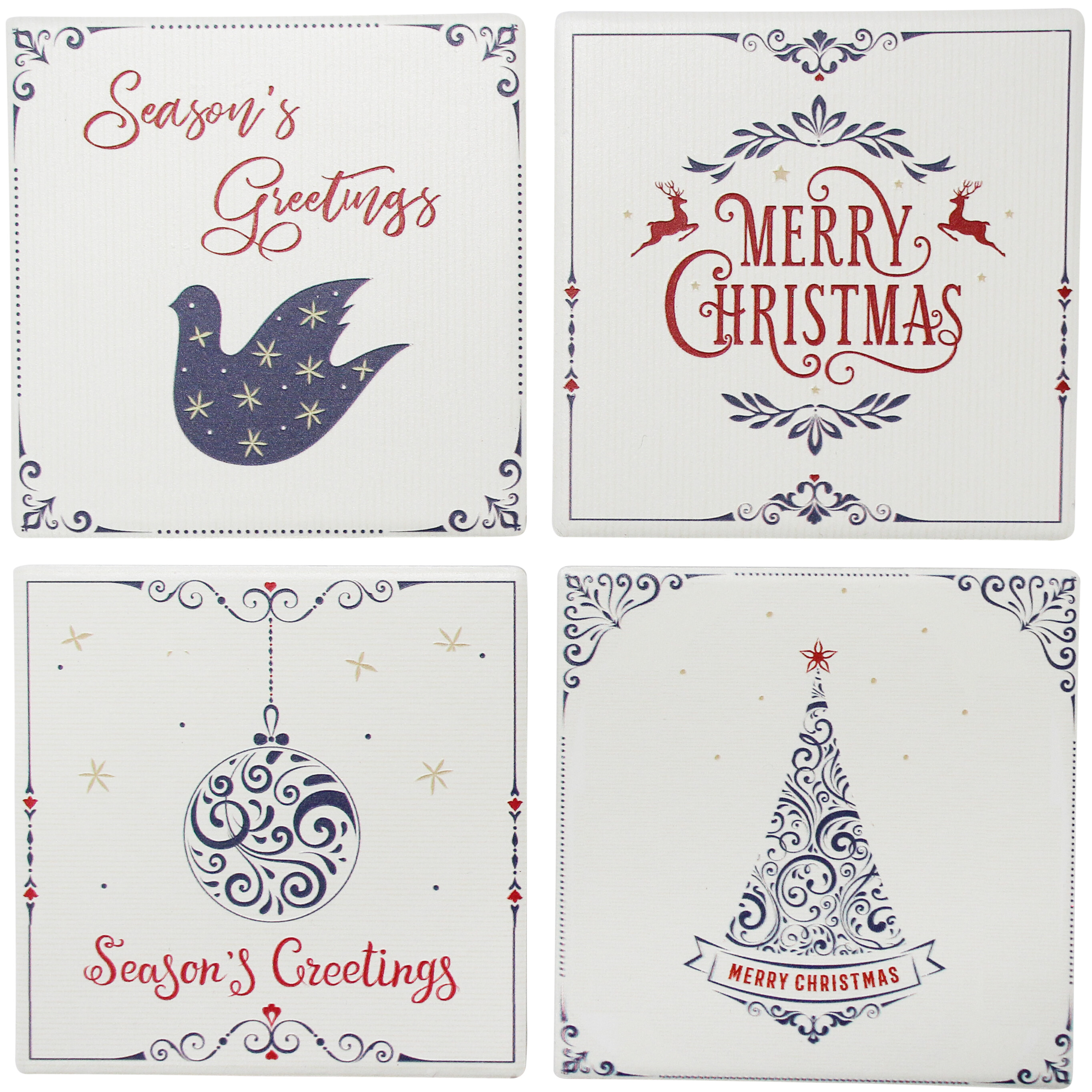 Coasters Vintage Christmas