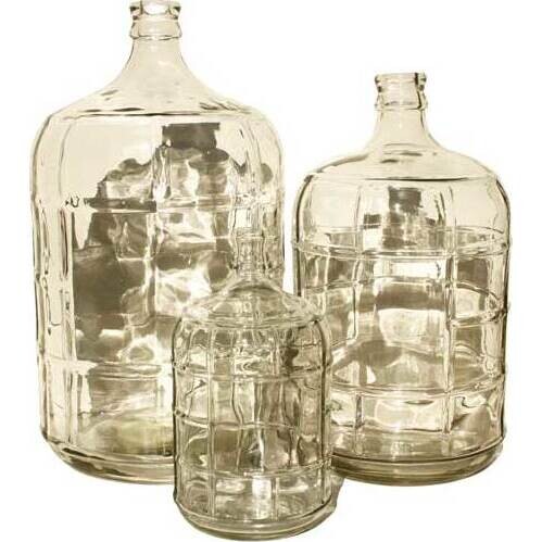 Glass Bottle Fossette Med